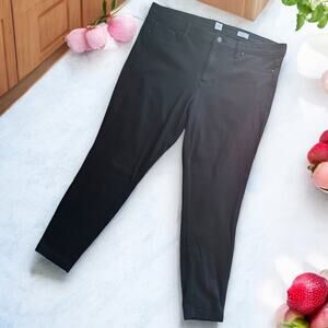 Gap Plus Size Ponté 5-Pocket Capri Jegging GUC
